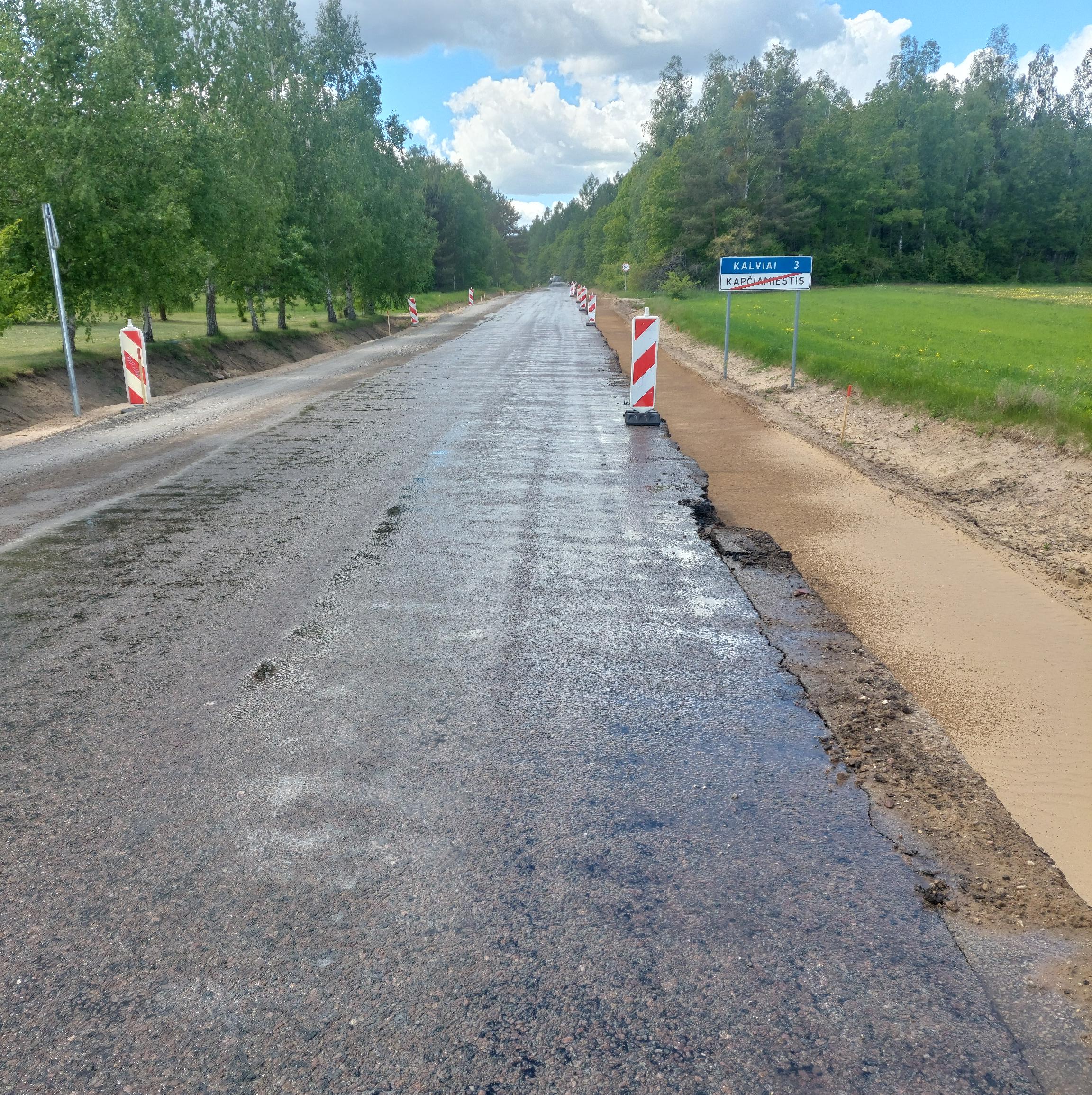 Valstybinės reikšmės rajoninio kelio Nr. 2505 Leipalingis–Kapčiamiestis–Kauknoris nuo 18,1 iki 28,1 km paprastasis remontas